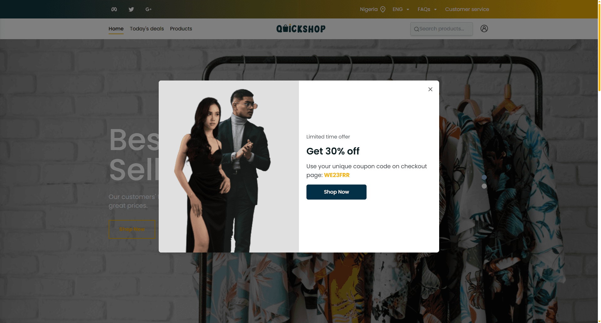 Quick Shop screenshot